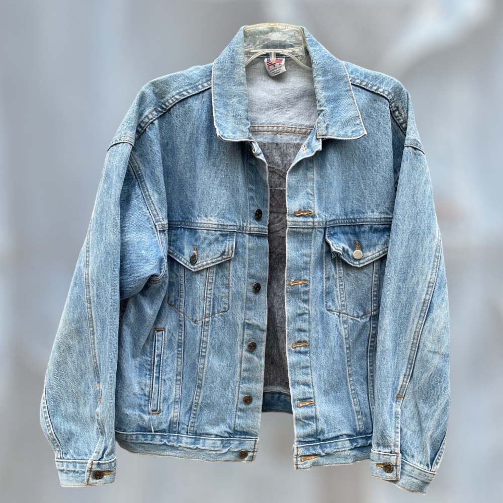 Light Blue Denim Jacket - Unbranded Men’s Classic Trucker